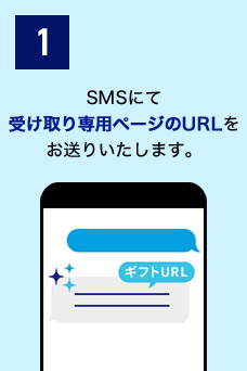 1 SMSɂĎ󂯎py[WURL肢܂B
