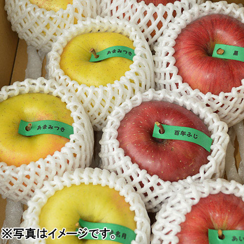 ＜箱田りんご縁＞［数量限定］青森産りんご食べ比べセット3kg<br>【受注締め切り：2022/12/25】