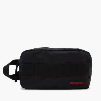 ＜BRIEFING＞DOUBLE ZIP POUCH MW
