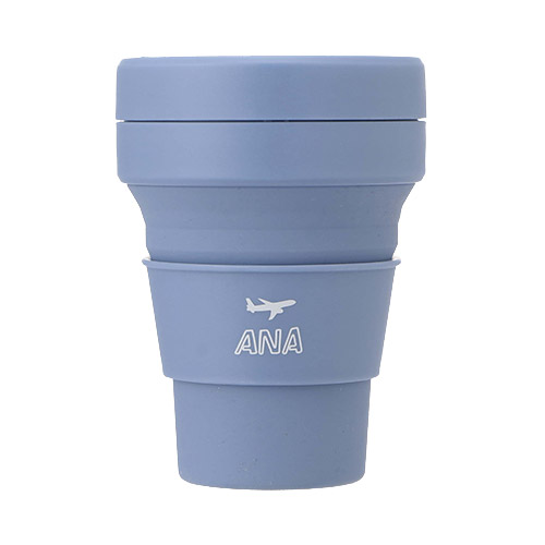 ＜ANAオリジナル＞stojo for ANA 　POCKET CUP　(STEEL/355ml)