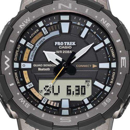 カシオ＞PROTREK Angler Line Bluetooth搭載ウォッチ PRT-B70T-7JF