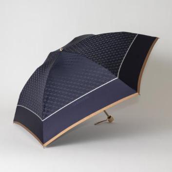 ＜GHERARDINI＞モノグラムデザイン折りたたみ雨傘