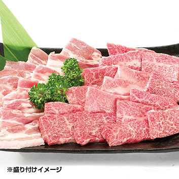 宮崎牛・宮崎産豚焼肉セット　（各300g）
