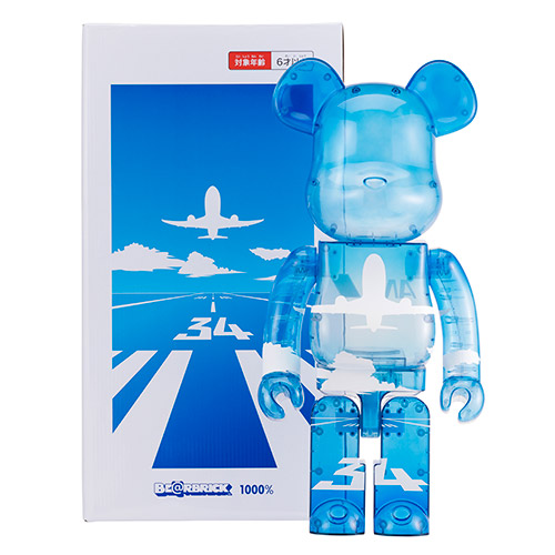 BE＠RBRICK for ANA ANAブルースカイ 1000% ベアブリック-