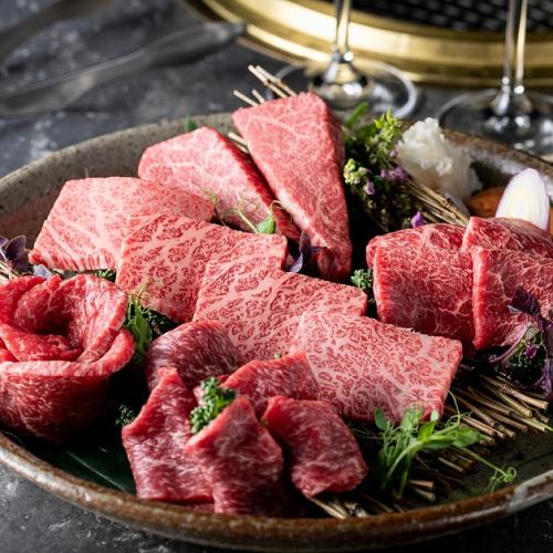 ★肉好きのための専門店★<米沢牛卸 肉の上杉>米沢牛焼肉用5種類食べくらべ