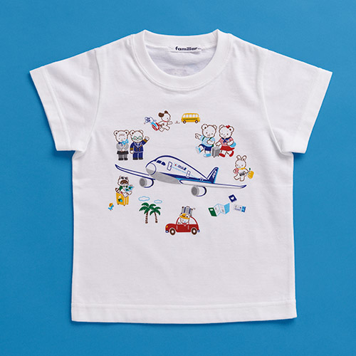 ANAオリジナル＞familiar for ANA Tシャツ100cm （旅の思い出デザイン ...