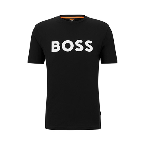 BOSS＞ボスロゴTシャツ／ブラック／M | ANAショッピング A-style