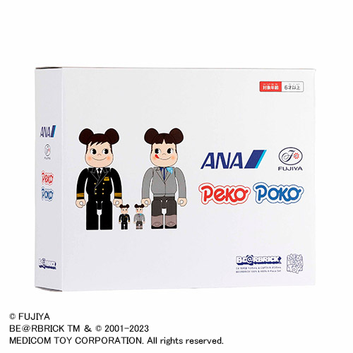 ANABE@RBRICK for ANA CAPTAINペコちゃん 100％ 400％