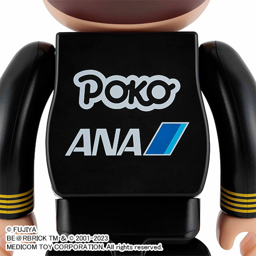 ＜ANAオリジナル＞ BE＠RBRICK for ANA　CAPTAIN ポコちゃん ＆ CA10代目 ペコちゃん　100% & 400% 4体セット