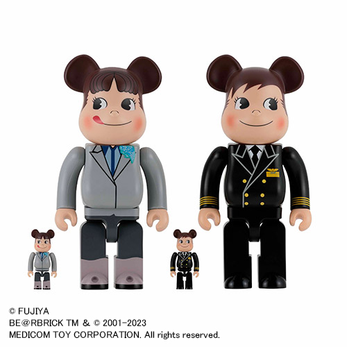 BE@RBRICK for ANA CAPTAINペコちゃん100％&400％