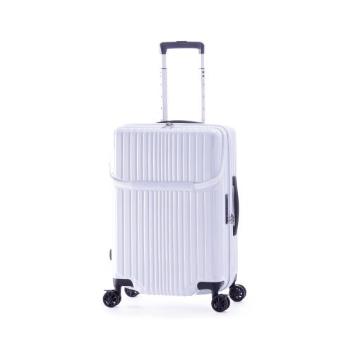 <A.L.I>FiL Pake フロントオープン 拡張機能搭載 ジッパーハードキャリー 52L(+10L)