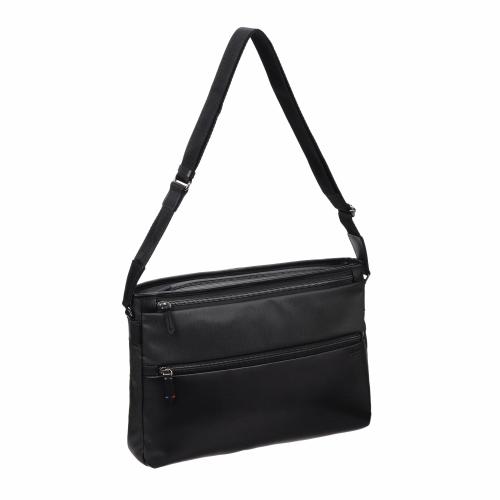 ultima TOKYO＞ディーノ 横型ショルダーバッグ大 68175／ブラック