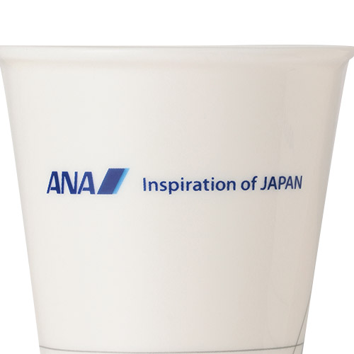 ANAオリジナル＞機内紙コップデザイン陶器マグ2個セット