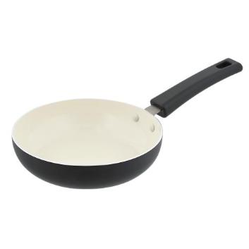 ＜ベストコ＞内面セラミック塗装 ガス火 ミニフライパン 16cm