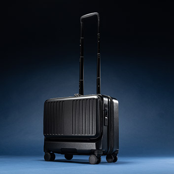 ＜ANAオリジナル＞フロントオープン 横型ビジネスキャリー（36L）機内持ち込み可 ブラック