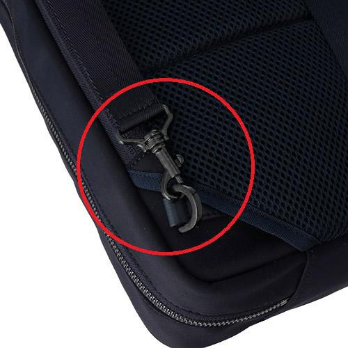 �����t���̃V�����_�[�x���g�����o���A��[�̃t�b�N���o�b�O�{�̂�D�J���Ɏ��t����΃����b�N�Ƃ��Ďg�p�ł��܂��B