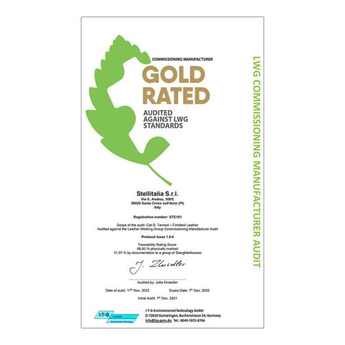 LWG�̃S�[���h�̏ؖ������ؖ����͕t�����܂���