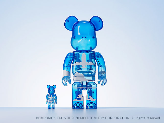 フィギュアANA ブルースカイ BE＠RBRICK 100% & 400%