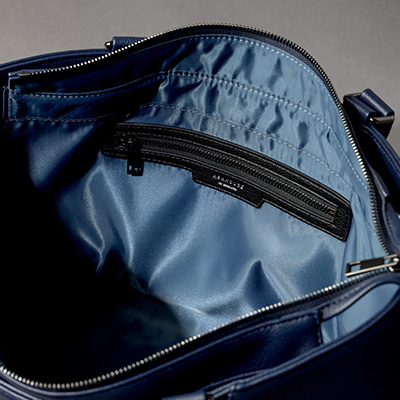 <ANAオリジナル>ABAHOUSE for ANA トートバッグ(インナーポーチクラッチバッグ&丸形マルチケース付き)