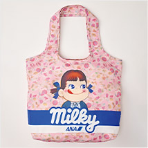 <ANAオリジナル>ANAオリジナル PEKO for ANA milky パッカブルエコバッグ